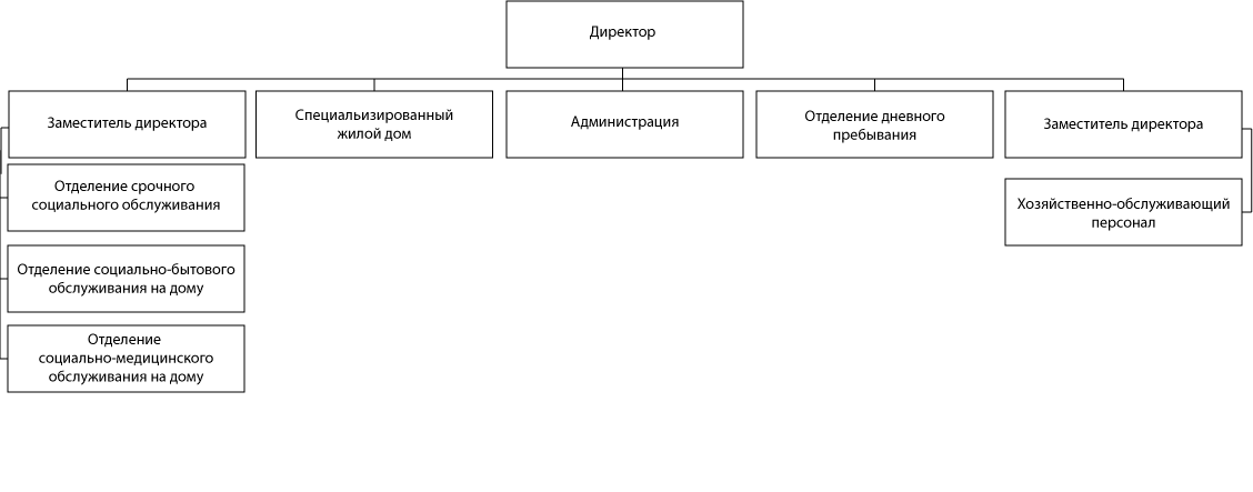 Структура ГБУ «Косплексный центр социального обслуживания Балахнинского района»